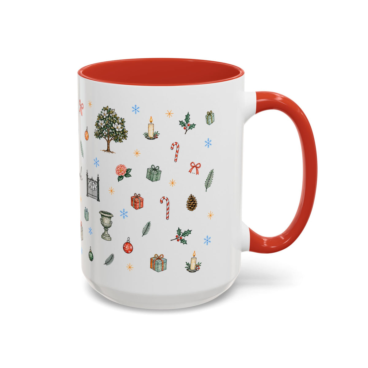 Savannah Christmas Mug | Watercolor City Souvenir, Travel Memories Cup