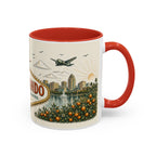 Orlando Coffee Mug | United States Travel Souvenir | Vintage Illustrated City Gift | 11 oz 15 oz Accent Mug