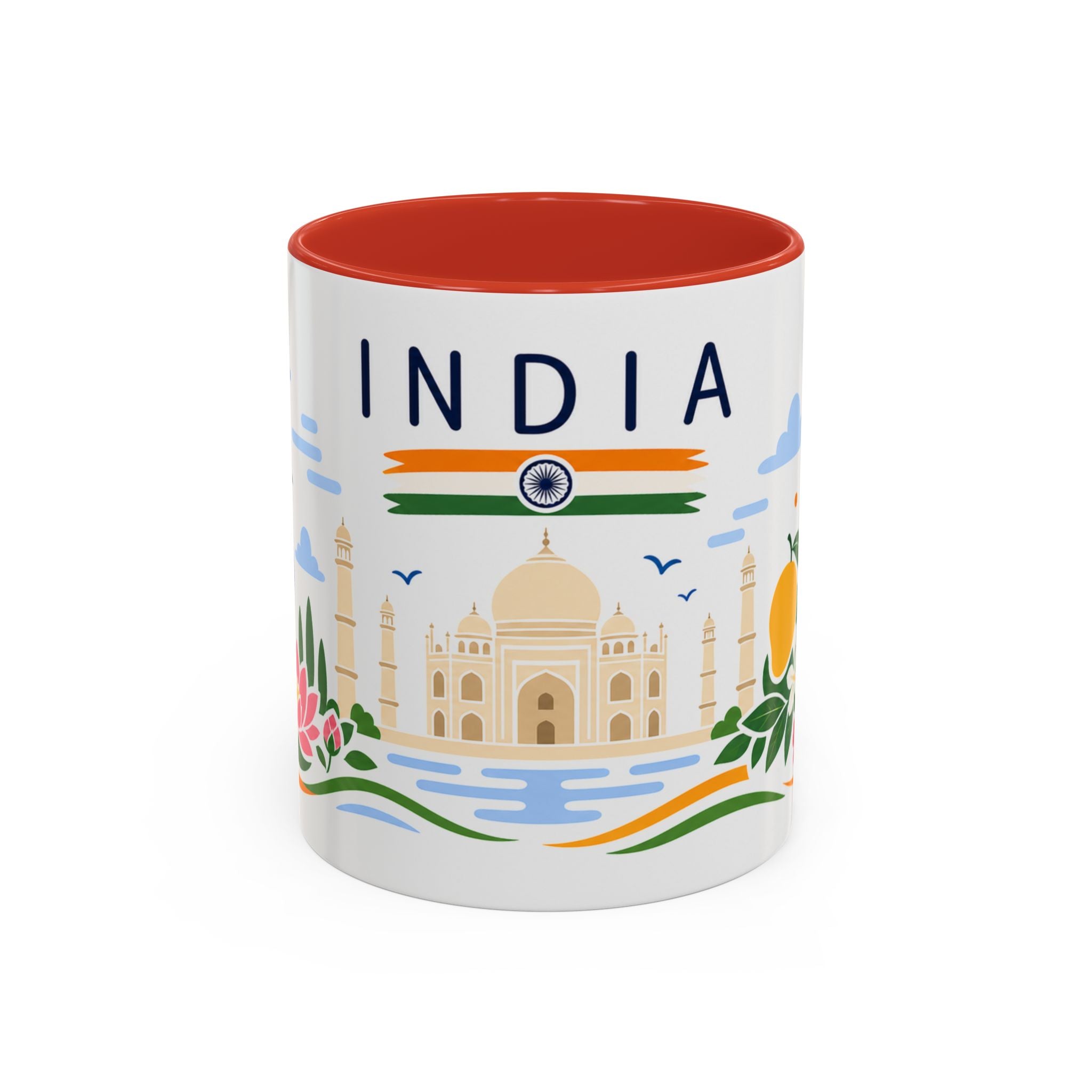 India Coffee Mug | Travel Souvenir Accent Mug | Country Gift Ceramic Cup 11oz 15oz