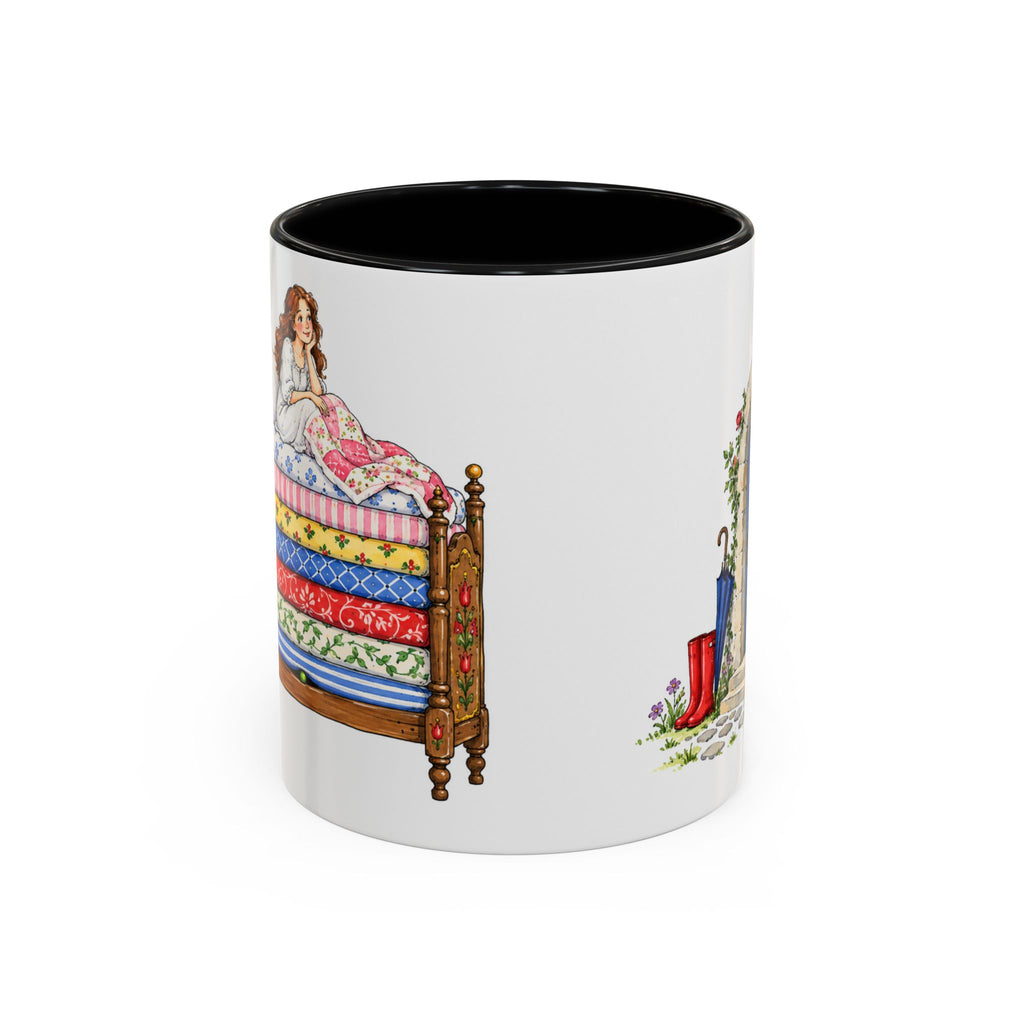 The Princess and the Pea Mug | Storybook Fairy Tale Accent Coffee Mug | EveryLegend