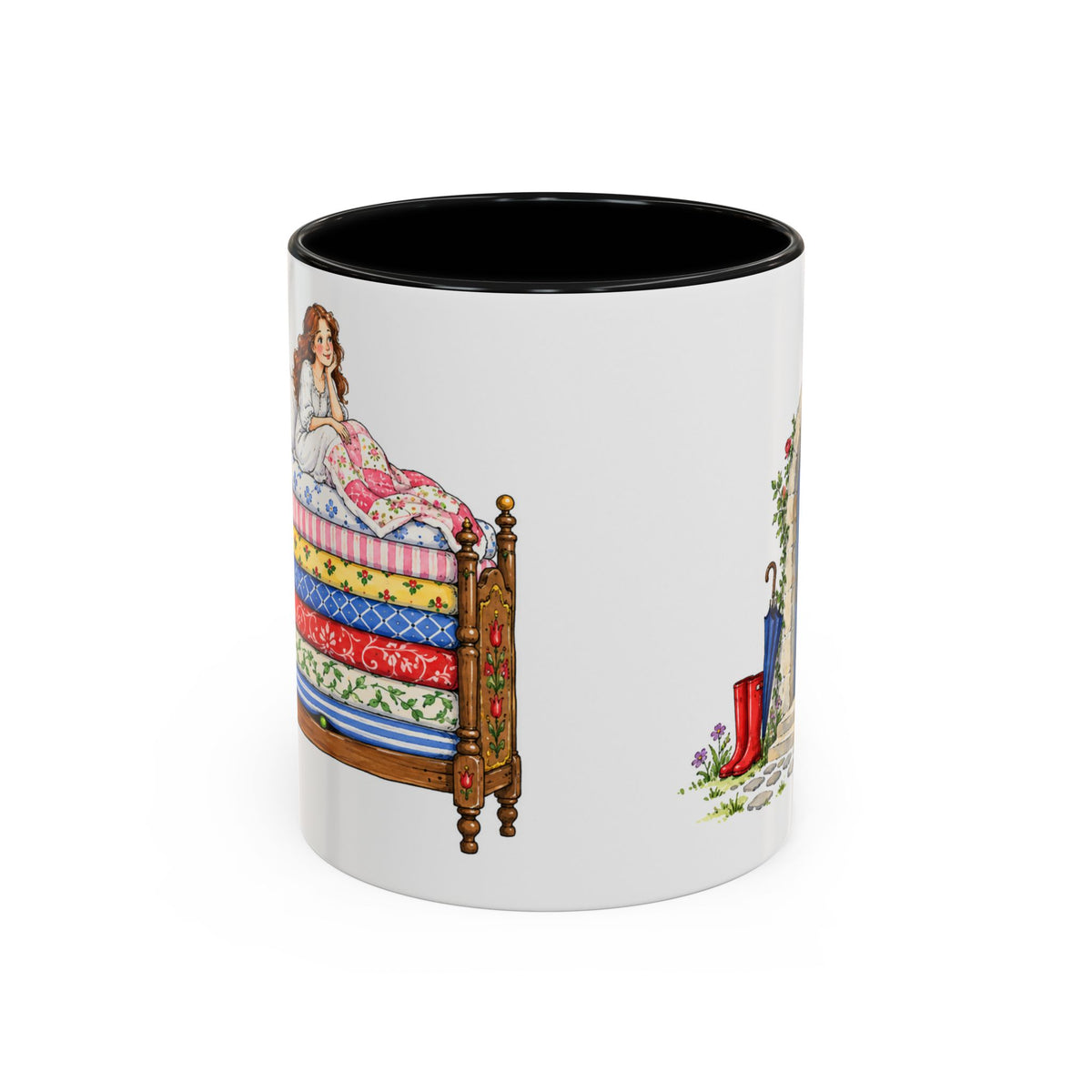 The Princess and the Pea Mug | Storybook Fairy Tale Accent Coffee Mug | EveryLegend