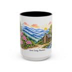 Great Smoky Mountains National Park Mug | US Travel Souvenir Accent Coffee Mug | 11oz 15oz Ceramic Cup