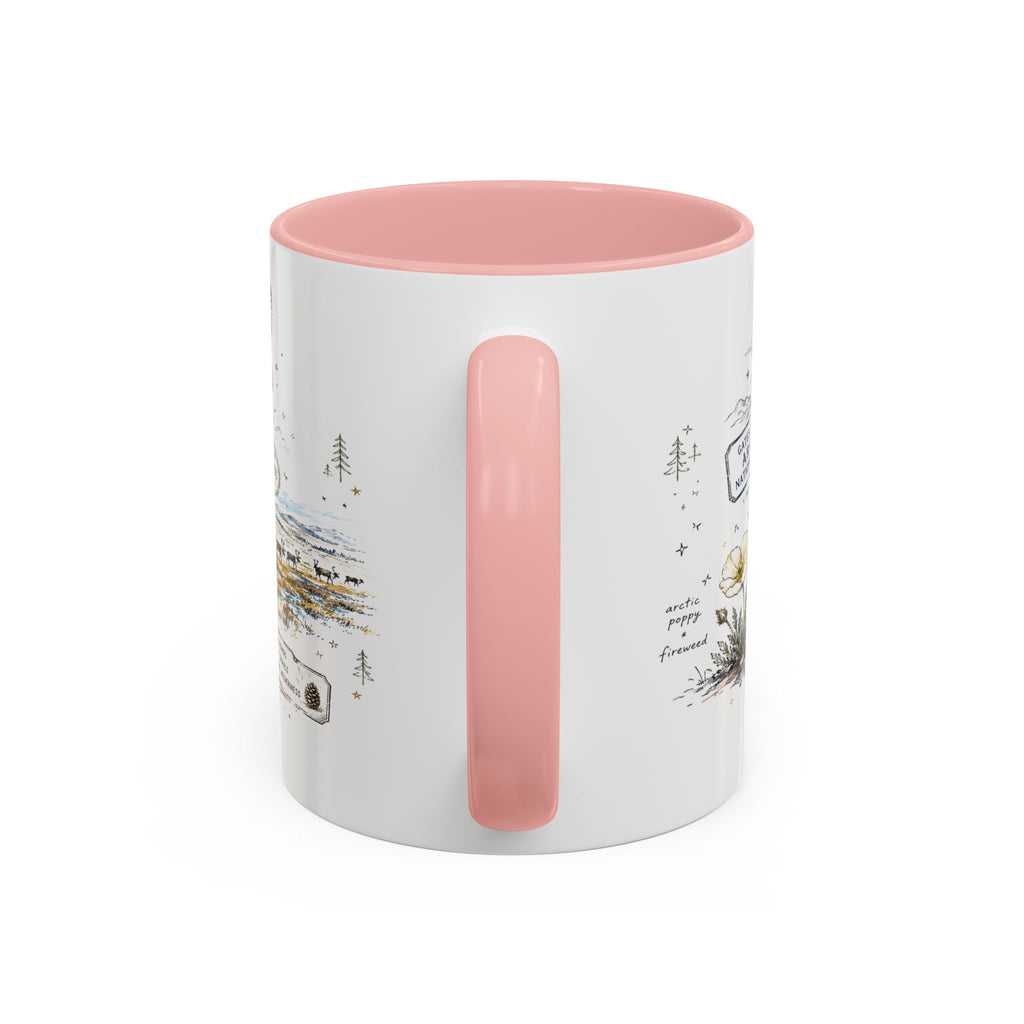Gates of the Arctic National Park Coffee Mug | Alaska Arctic Wilderness Gift | Accent Color Ceramic 11oz 15oz