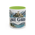 Lake Garda Mug, Italy Travel Souvenir, Bucket List Gift, Accent Ceramic Coffee Mug 11oz 15oz