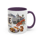 Pune Coffee Mug | India Travel Souvenir | Vintage Illustrated City Gift | 11 oz 15 oz Accent Mug