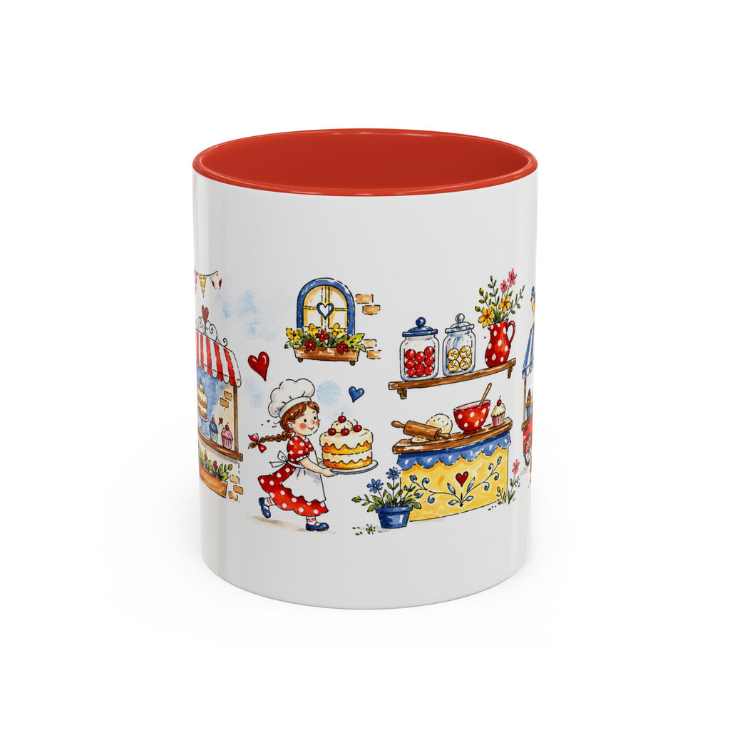 Cozy Bakery Village Mug | Storybook Pastry Accent Coffee Mug | EveryLegend