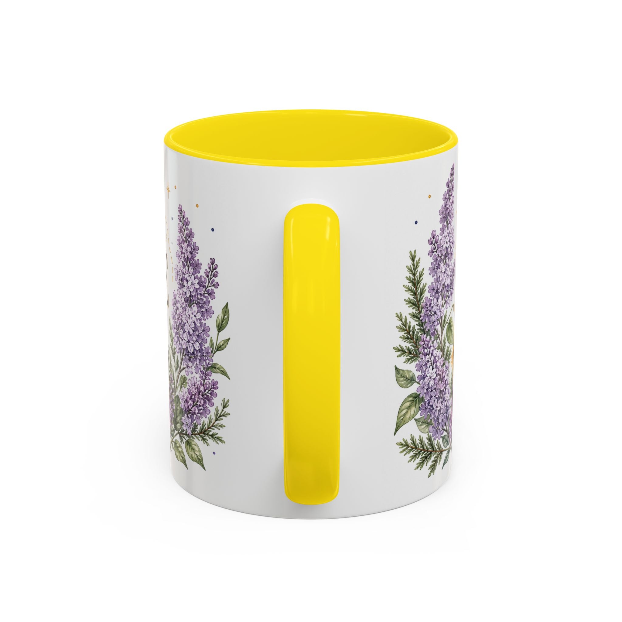 New Hampshire State Map Mug | Botanical Accents, Mountain Landscape Coffee Cup