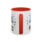 Dubai Coffee Mug | Postage Stamp Collage Mug | Travel Souvenir Accent Cup 11oz 15oz