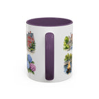Providence Illustrated Travel Mug | City Souvenir Accent Coffee Mug | 11oz 15oz Ceramic Cup