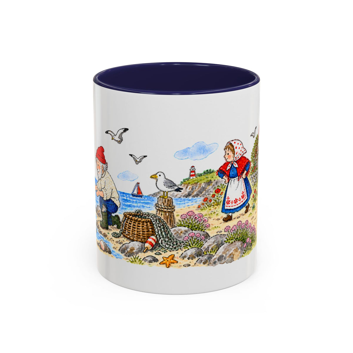 The Fisherman and His Wife Mug | Storybook Fairy Tale Accent Coffee Mug | EveryLegend