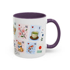 Kyoto Coffee Mug | Postage Stamp Collage Mug | Travel Souvenir Accent Cup 11oz 15oz