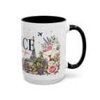 France Home Country Mug | Moving Away Gift | Long Distance Friendship | 11 oz 15 oz Accent Mug