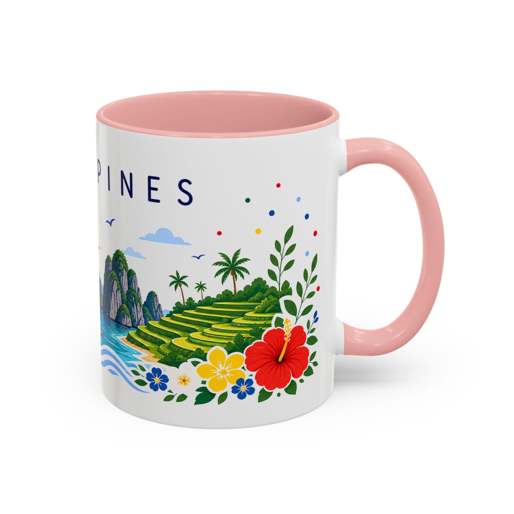 Philippines Coffee Mug | Travel Souvenir Accent Mug | Place Gift Ceramic Cup 11oz 15oz
