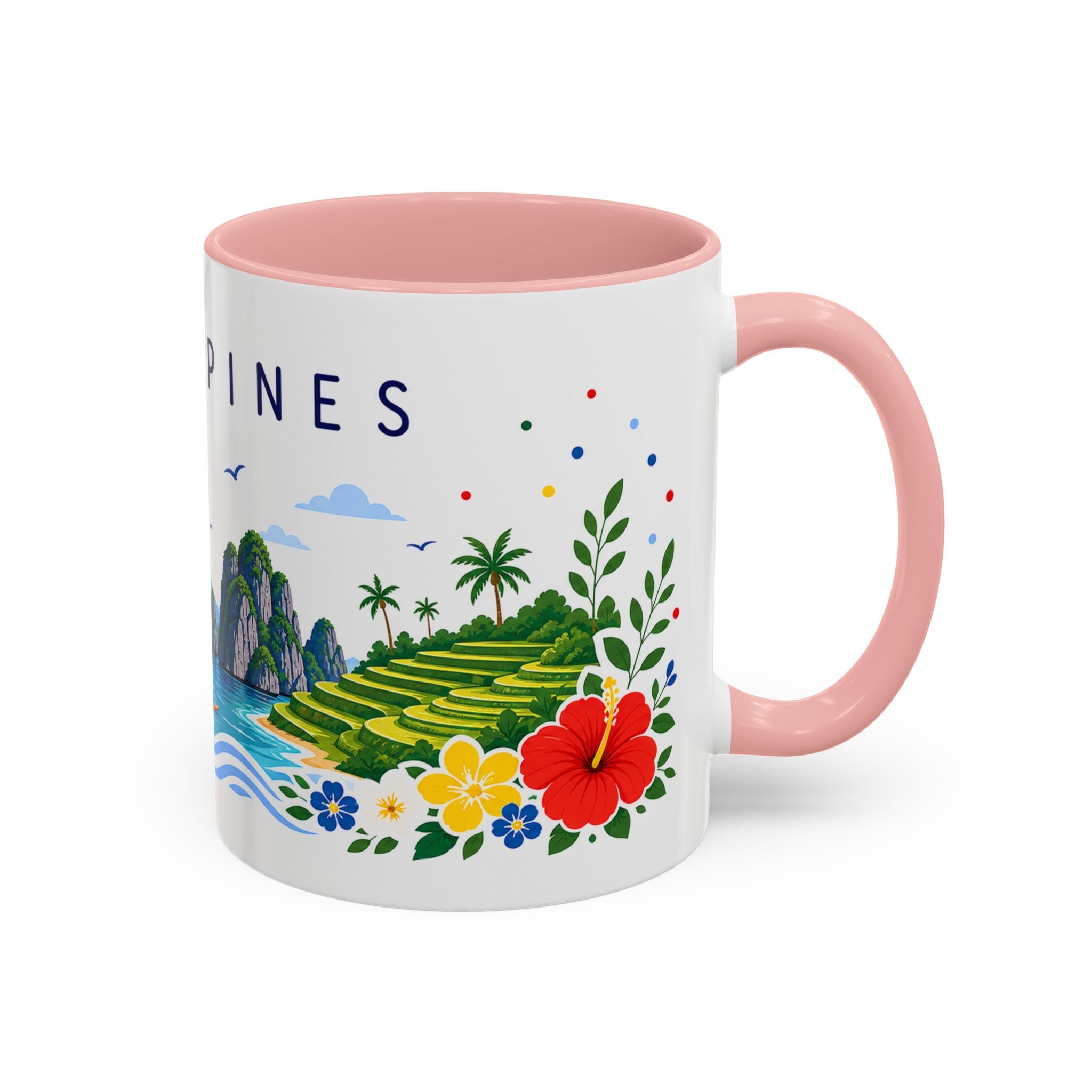 Philippines Coffee Mug | Travel Souvenir Accent Mug | Place Gift Ceramic Cup 11oz 15oz