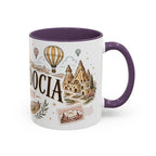Cappadocia Coffee Mug | Travel Destination Souvenir Gift | Accent Color Ceramic 11oz 15oz