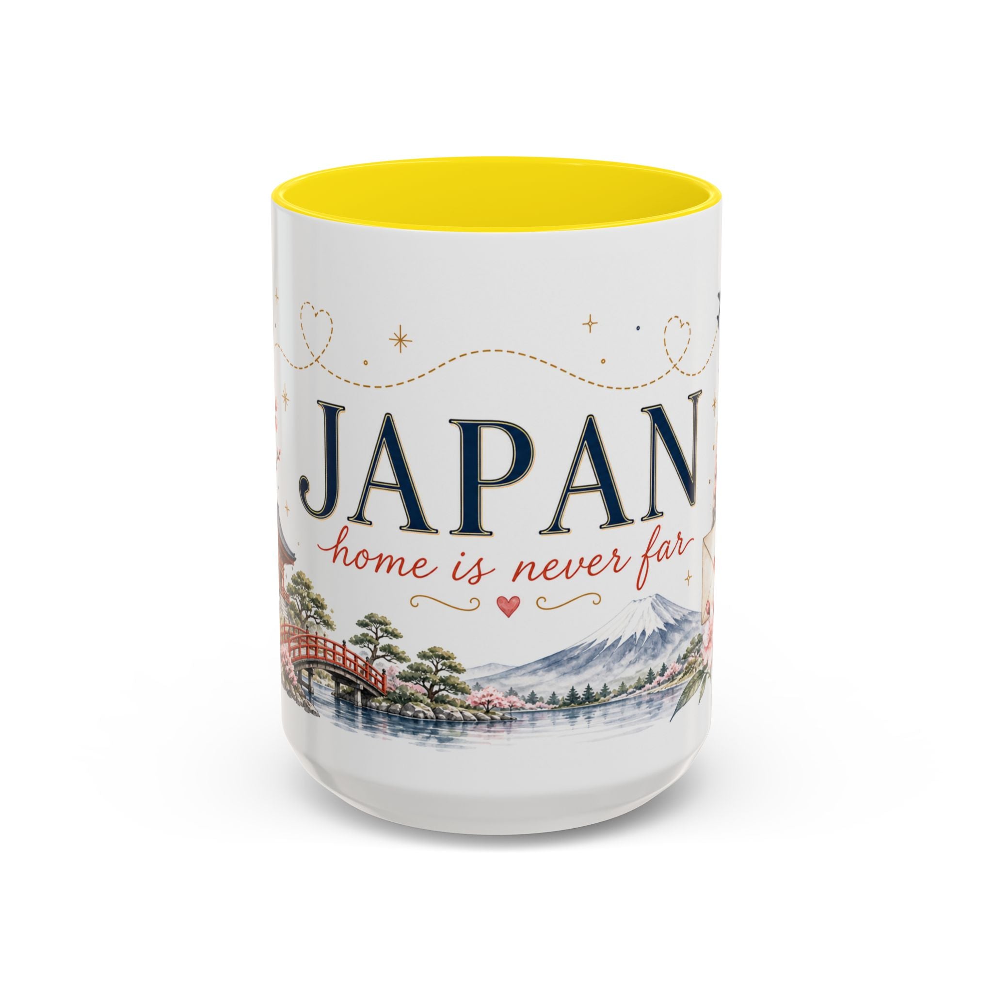 Japan Home Country Mug | Moving Away Gift | Long Distance Friendship | 11 oz 15 oz Accent Mug