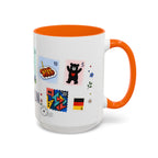 Berlin Coffee Mug | Postage Stamp Collage Mug | Travel Souvenir Accent Cup 11oz 15oz