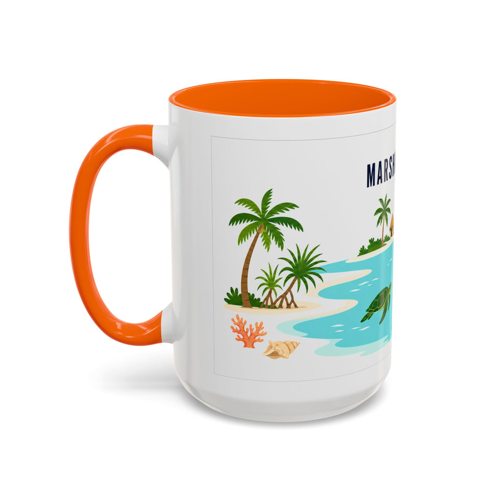Marshall Islands Coffee Mug | Travel Souvenir Accent Mug | Country Gift Ceramic Cup 11oz 15oz