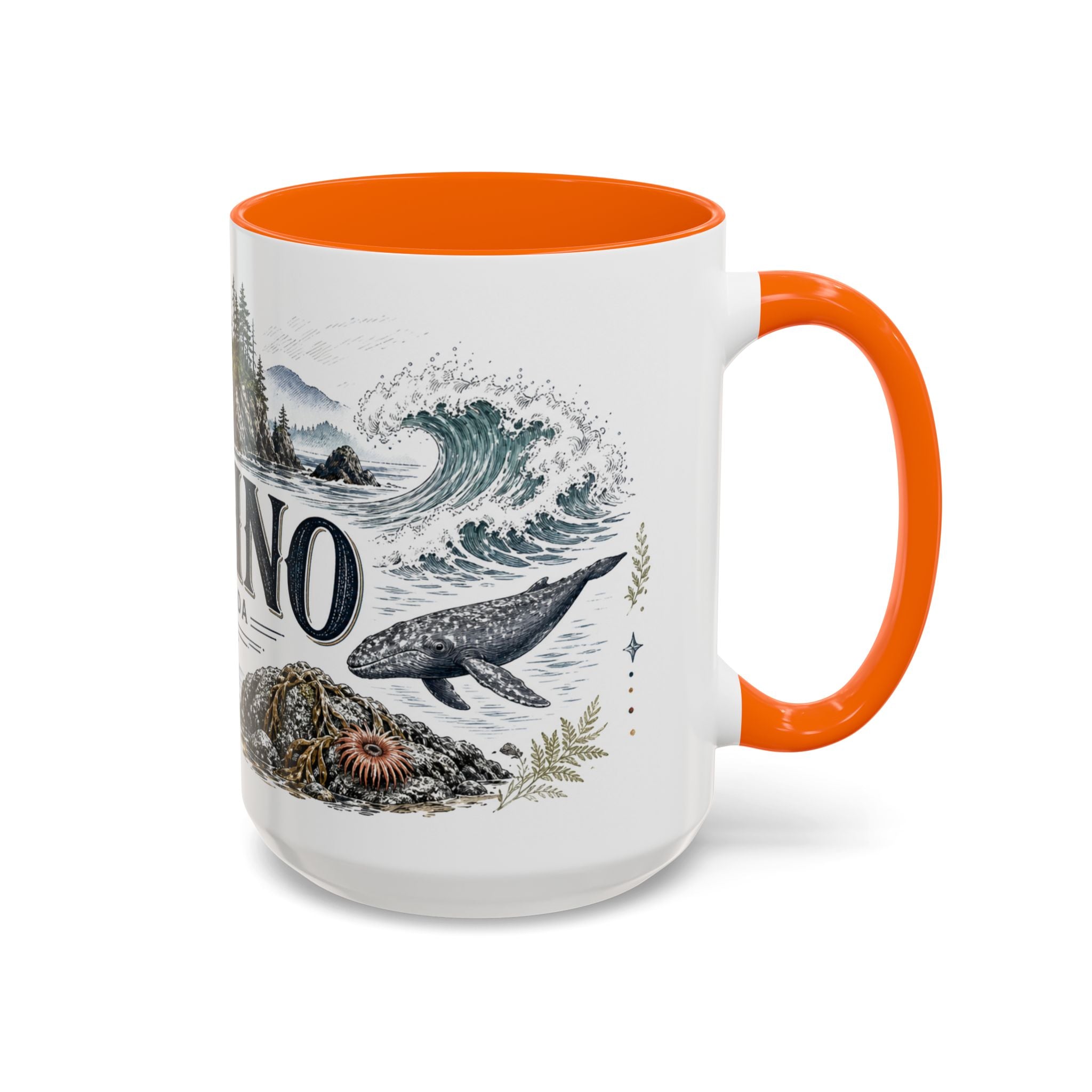 Tofino Mug, Canada Travel Souvenir, Bucket List Gift, Accent Ceramic Coffee Mug 11oz 15oz