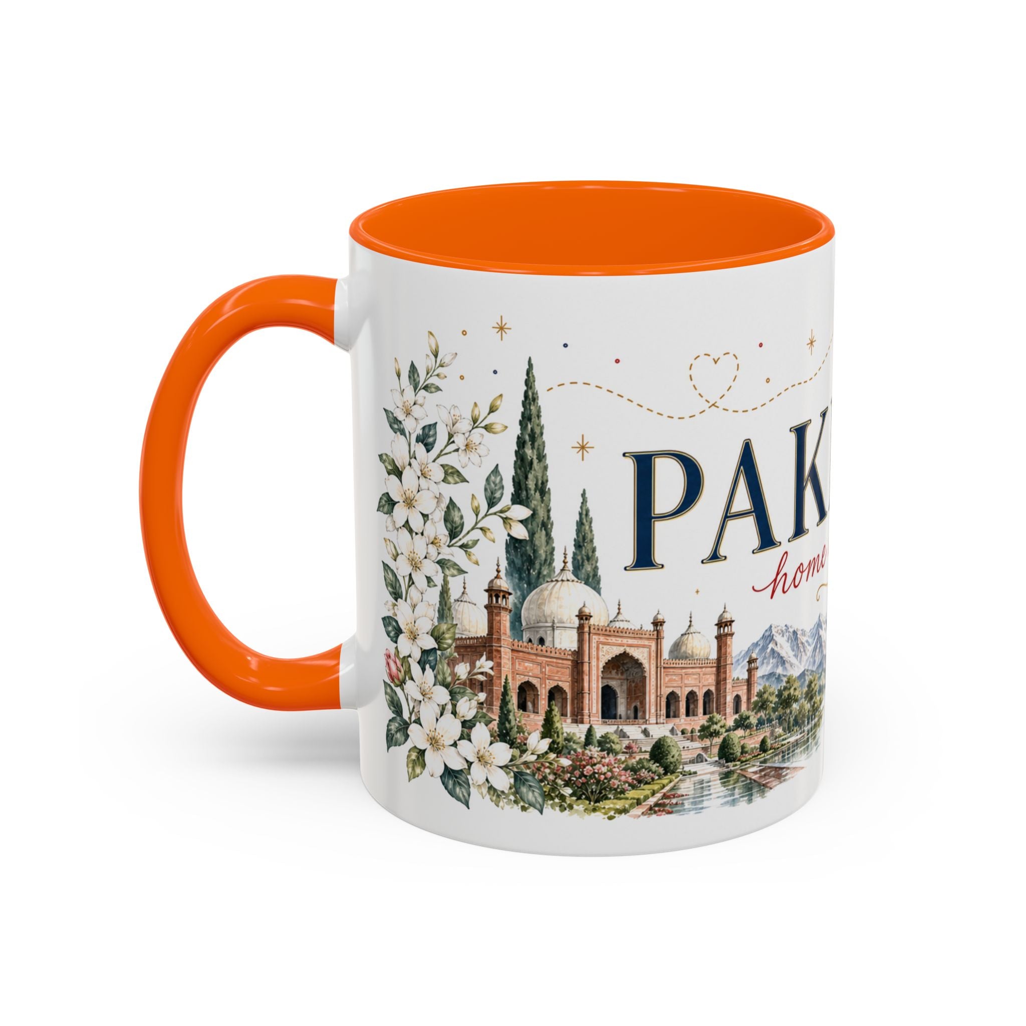 Pakistan Home Country Mug | Moving Away Gift | Long Distance Friendship | 11 oz 15 oz Accent Mug