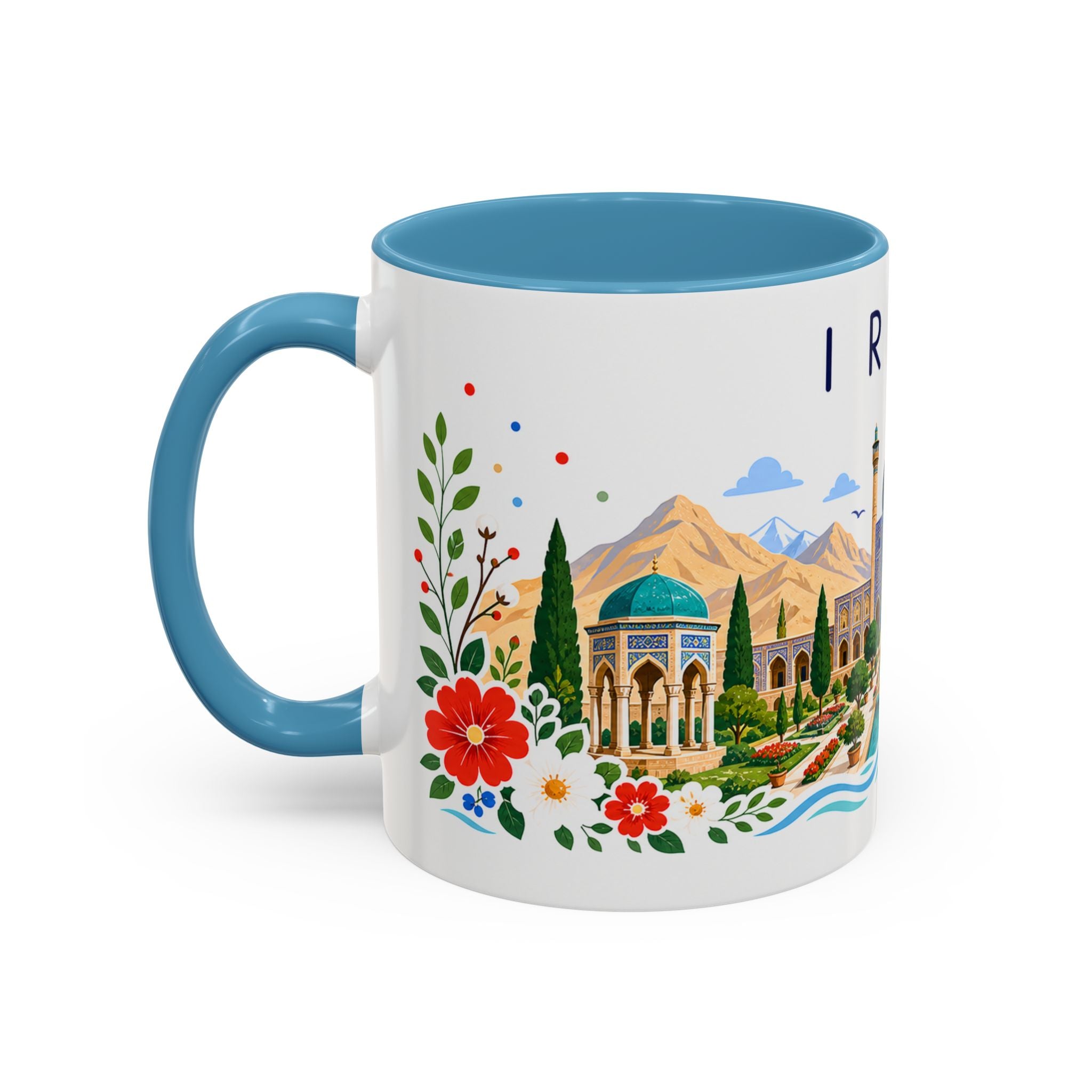 Iran Coffee Mug | Travel Souvenir Accent Mug | Place Gift Ceramic Cup 11oz 15oz