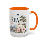 South Korea Home Country Mug | Moving Away Gift | Long Distance Friendship | 11 oz 15 oz Accent Mug