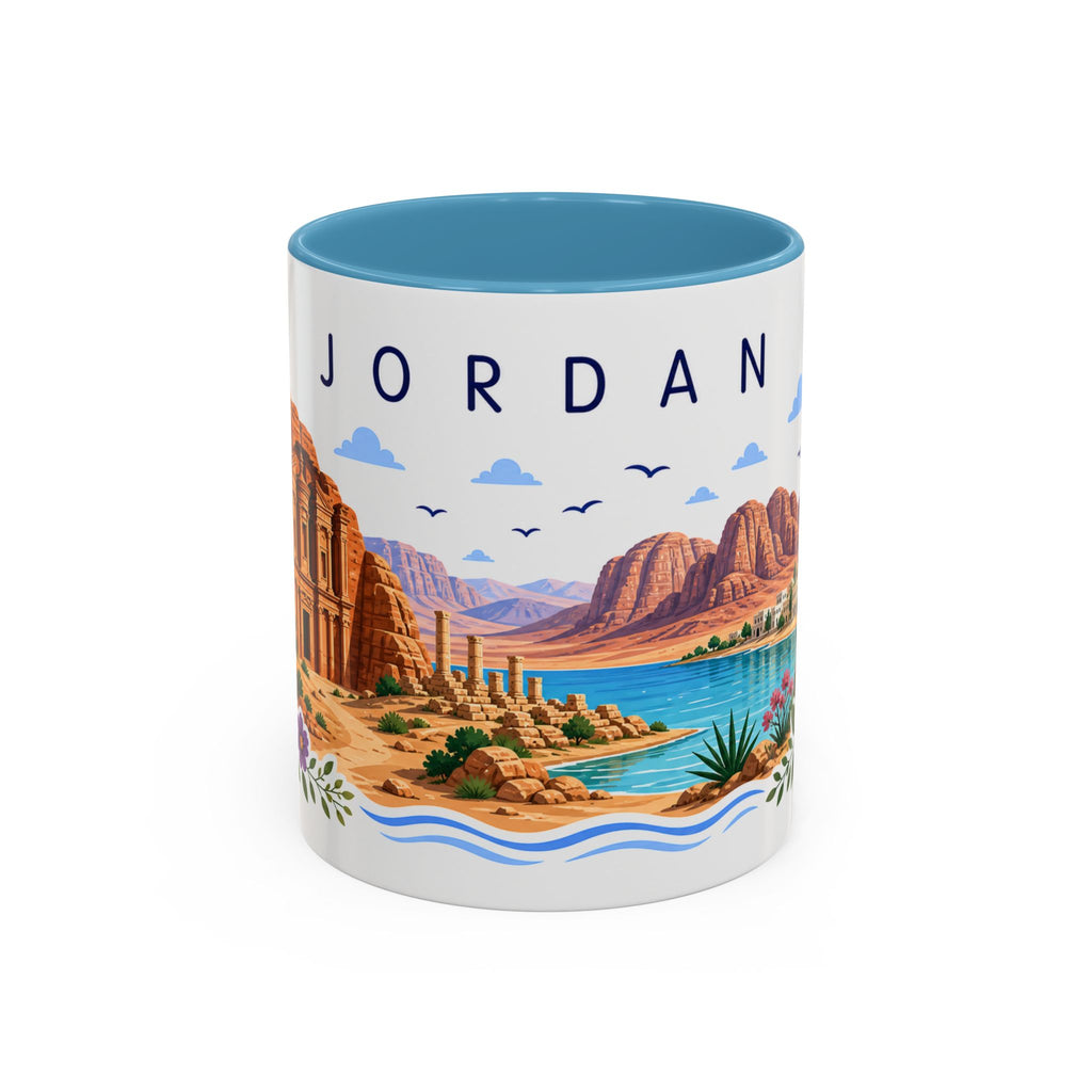 Jordan Coffee Mug | Travel Souvenir Accent Mug | Place Gift Ceramic Cup 11oz 15oz