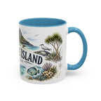 Lord Howe Island Mug, Australia Travel Souvenir, Bucket List Gift, Accent Ceramic Coffee Mug 11oz 15oz