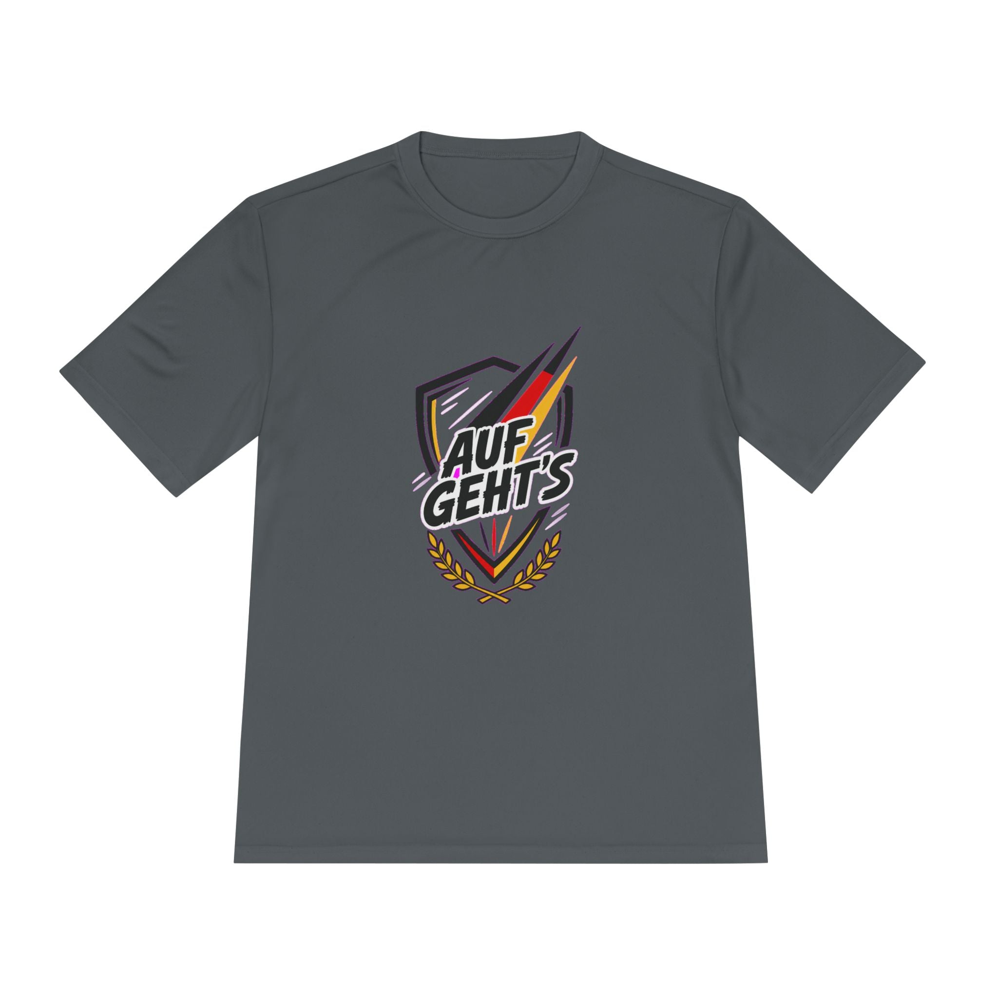 Germany Soccer T Shirt, Auf Geht'S Tee, World Football Fan Shirt, Moisture Wicking Sport Tee