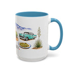 Albuquerque Illustrated Travel Mug | City Souvenir Accent Coffee Mug | 11oz 15oz Ceramic Cup