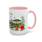Uganda Coffee Mug | Travel Souvenir Accent Mug | Place Gift Ceramic Cup 11oz 15oz