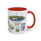 Helsinki Illustrated Travel Mug | City Souvenir Accent Coffee Mug | 11oz 15oz Ceramic Cup