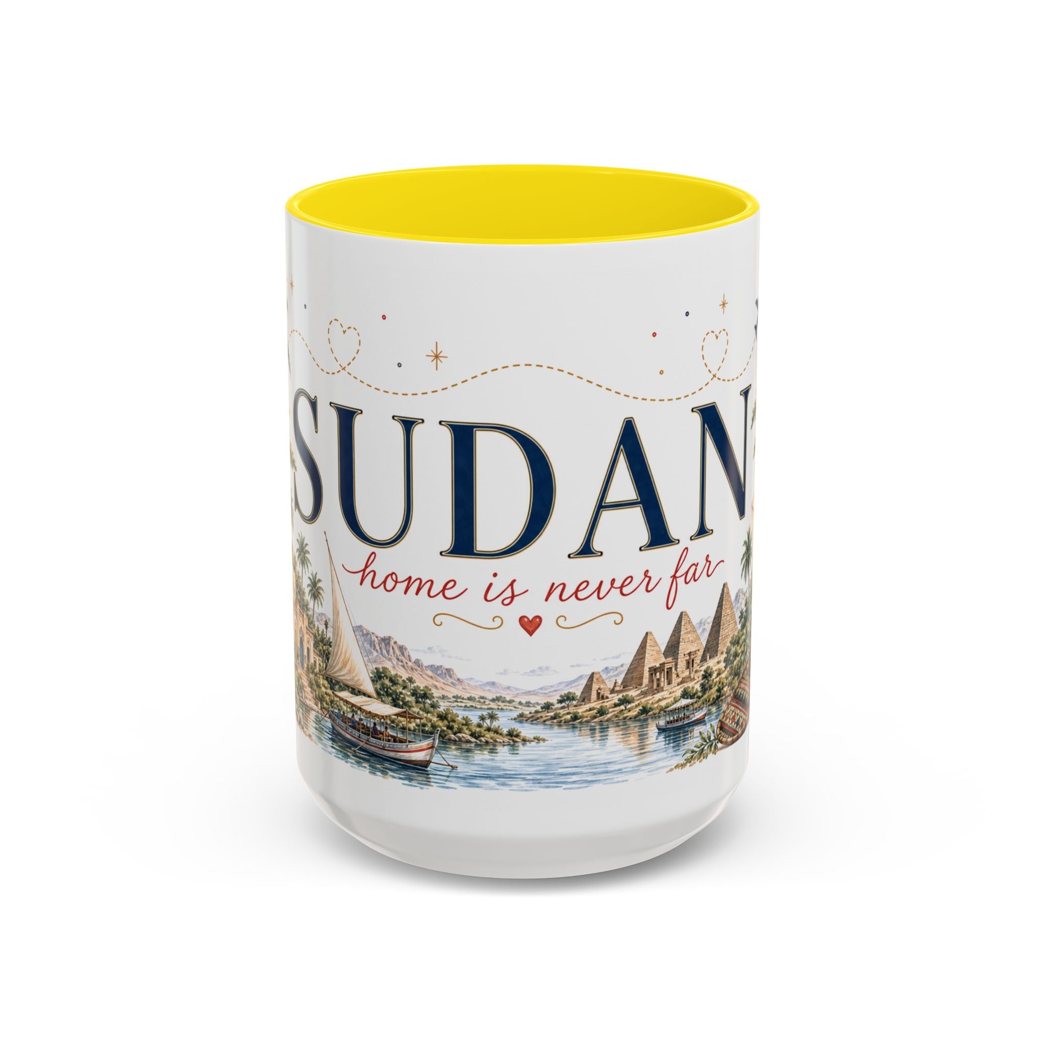 Sudan Home Country Mug | Moving Away Gift | Long Distance Friendship | 11 oz 15 oz Accent Mug