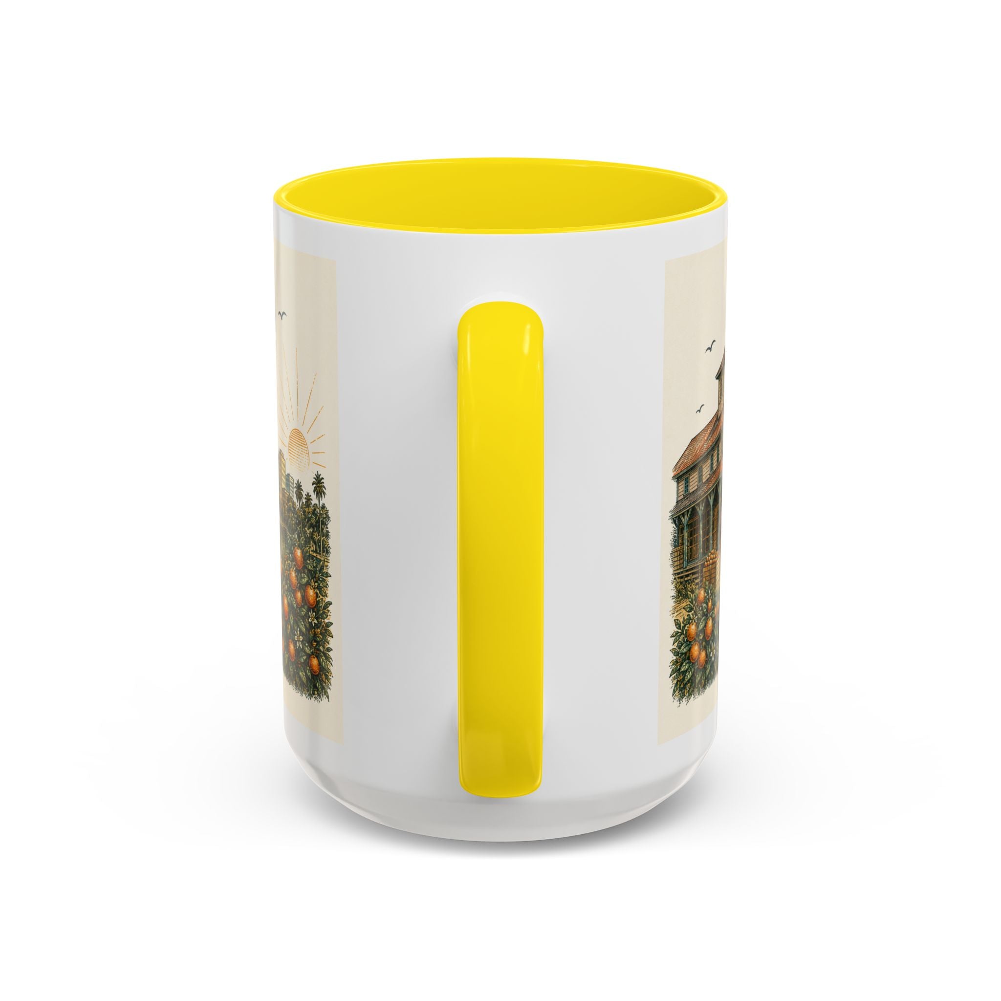Orlando Coffee Mug | United States Travel Souvenir | Vintage Illustrated City Gift | 11 oz 15 oz Accent Mug