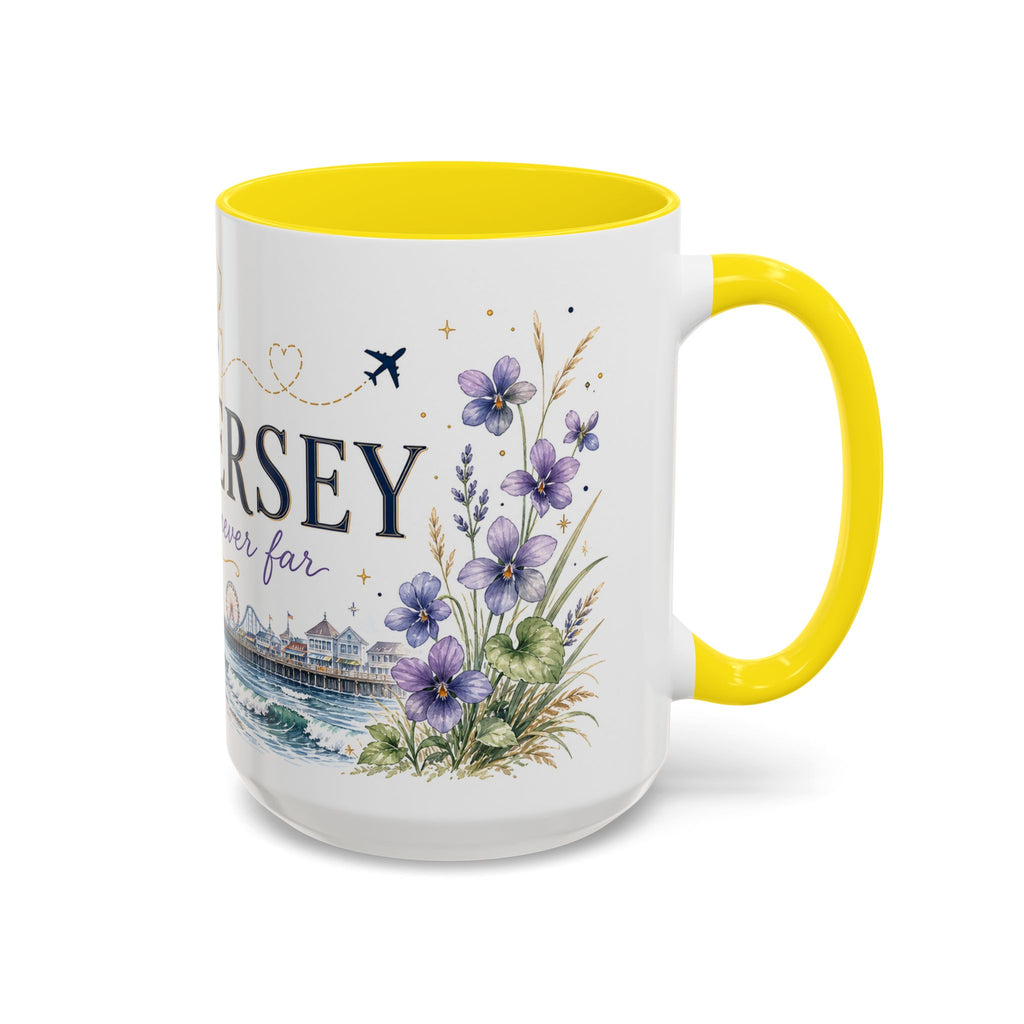 New Jersey Home State Mug | Moving Away Gift | Long Distance Friendship Coffee Cup | 11oz 15oz Accent Mug