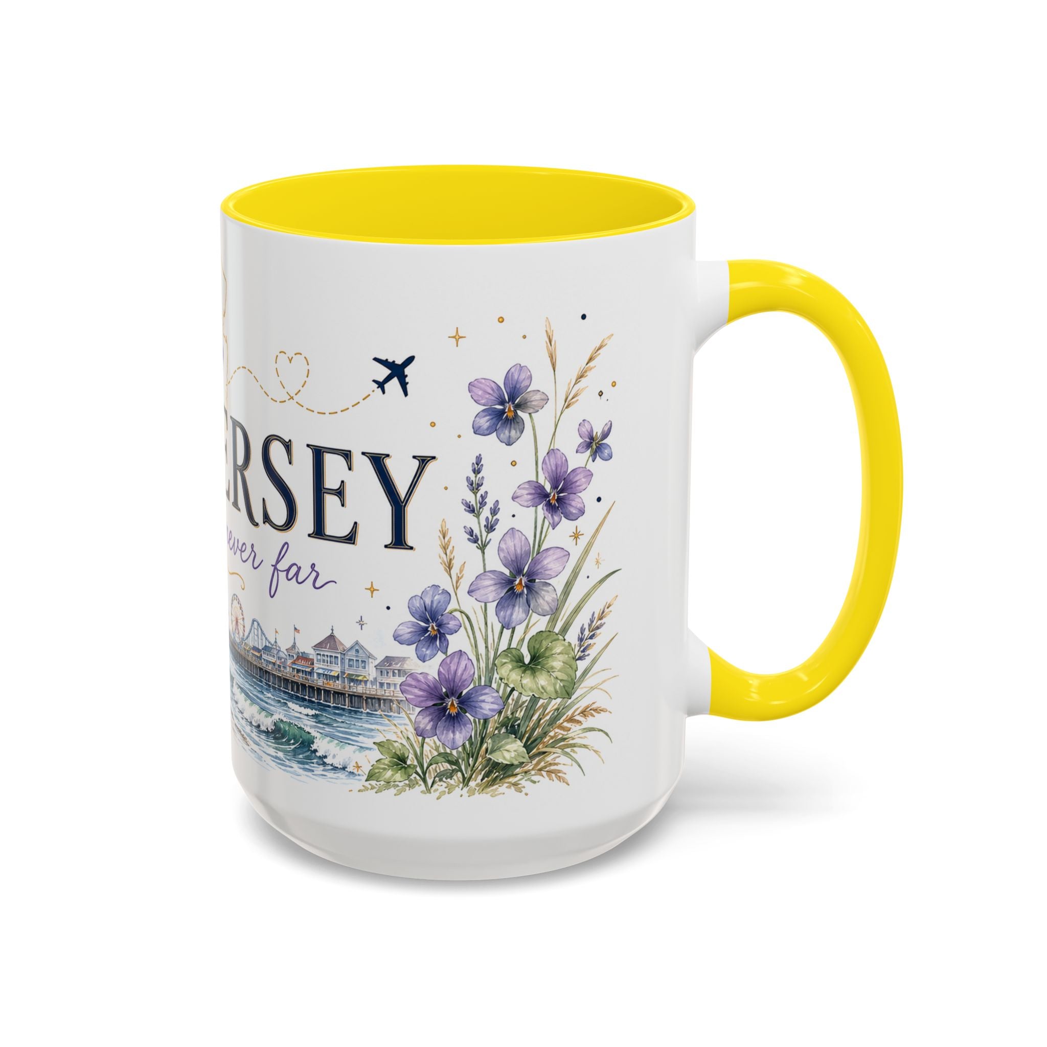 New Jersey Home State Mug | Moving Away Gift | Long Distance Friendship Coffee Cup | 11oz 15oz Accent Mug