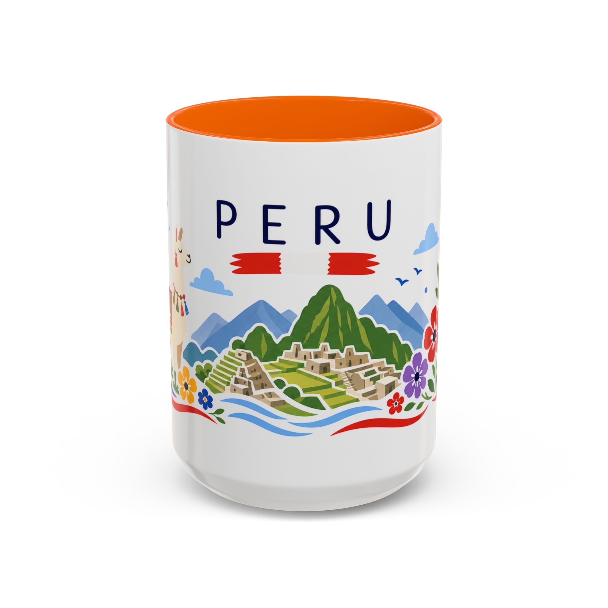 Peru Coffee Mug | Travel Souvenir Accent Mug | Country Gift Ceramic Cup 11oz 15oz