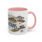 Altai Mountains Mug, Mongolia Travel Souvenir, Bucket List Gift, Accent Ceramic Coffee Mug 11oz 15oz