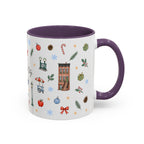 New York City Christmas Mug | Watercolor City Souvenir | Ceramic Coffee Cup