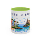 Puerto Rico Coffee Mug | Travel Souvenir Accent Mug | Place Gift Ceramic Cup 11oz 15oz