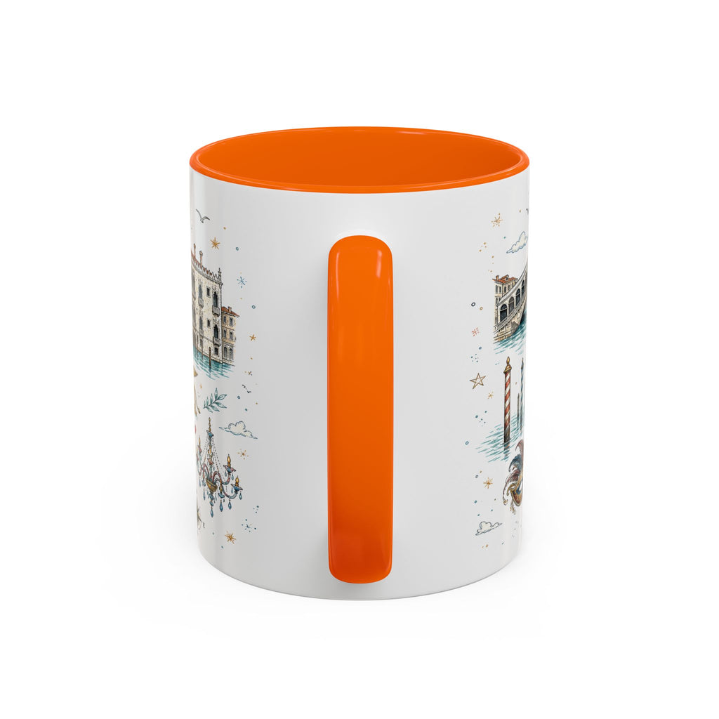 Venice Coffee Mug | Italy Souvenir Travel Gift | Accent Color Ceramic 11oz 15oz