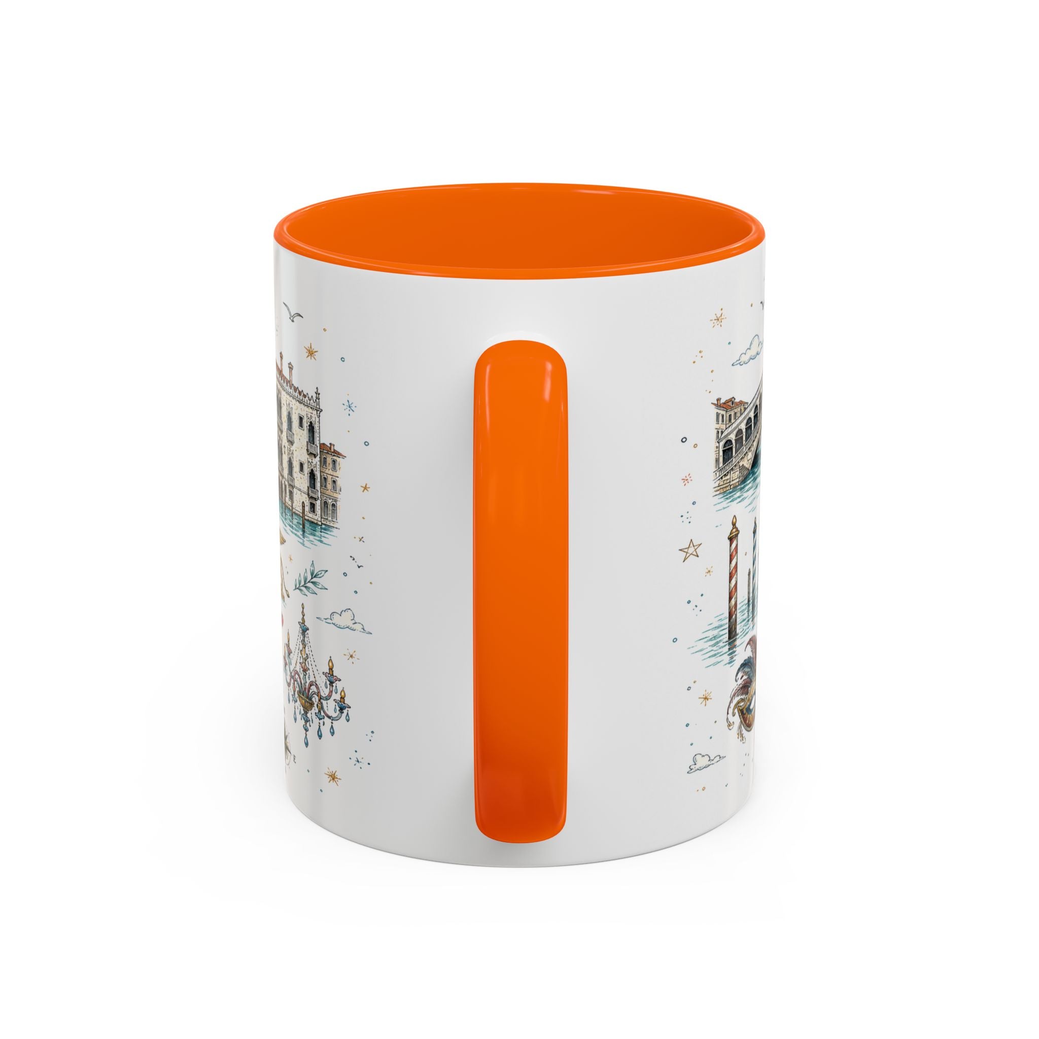 Venice Coffee Mug | Italy Souvenir Travel Gift | Accent Color Ceramic 11oz 15oz