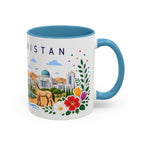 Turkmenistan Coffee Mug | Travel Souvenir Accent Mug | Place Gift Ceramic Cup 11oz 15oz