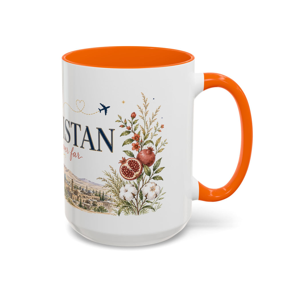 Uzbekistan Home Country Mug | Moving Away Gift | Long Distance Friendship | 11 oz 15 oz Accent Mug