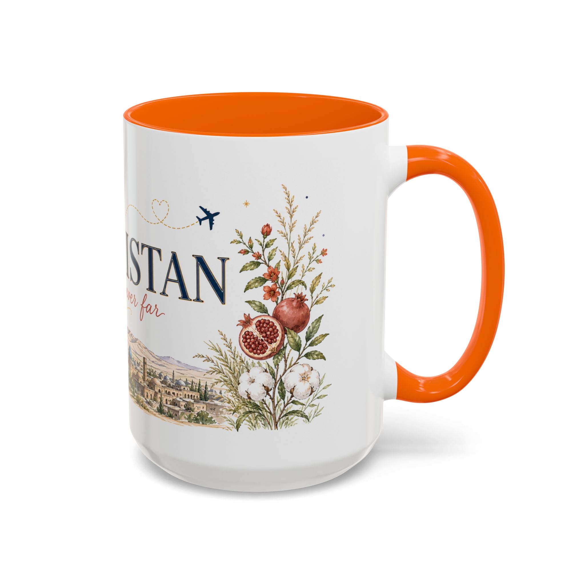 Uzbekistan Home Country Mug | Moving Away Gift | Long Distance Friendship | 11 oz 15 oz Accent Mug