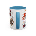 Maple Leaf Forever Coffee Mug | Canadian Pride Gift | Accent Color Ceramic 11oz 15oz