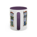 Porto Illustrated Travel Mug | City Souvenir Accent Coffee Mug | 11oz 15oz Ceramic Cup