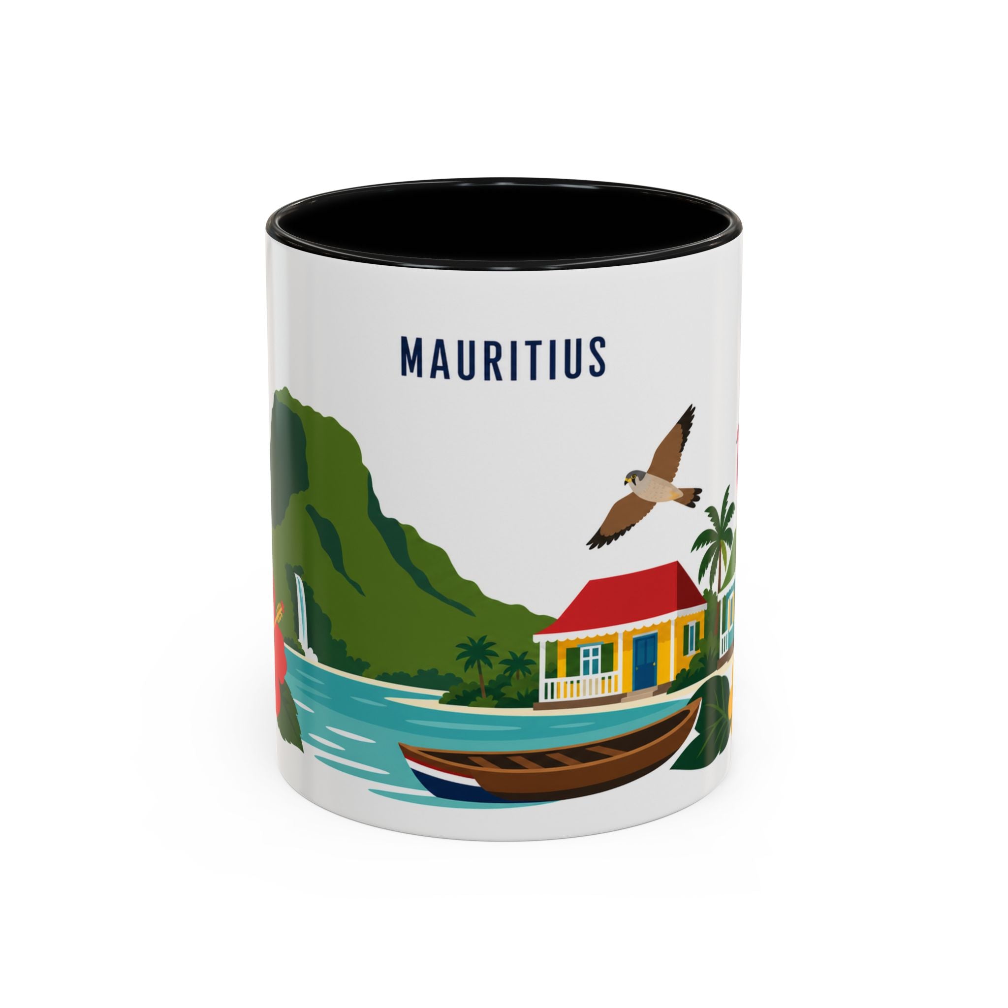 Mauritius Coffee Mug | Travel Souvenir Accent Mug | Country Gift Ceramic Cup 11oz 15oz