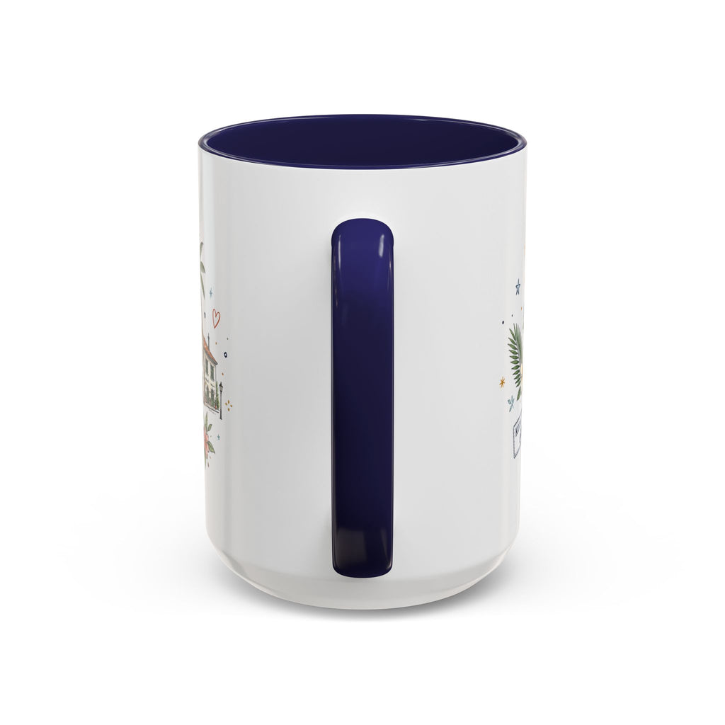 Jakarta Coffee Mug | Indonesia Souvenir Travel Gift | Accent Color Ceramic 11oz 15oz