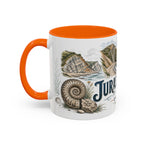Jurassic Coast Mug, England Travel Souvenir, Bucket List Gift, Accent Ceramic Coffee Mug 11oz 15oz